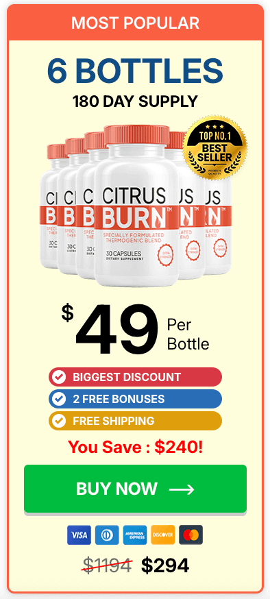CitrusBurn -180-days -supply– order now 